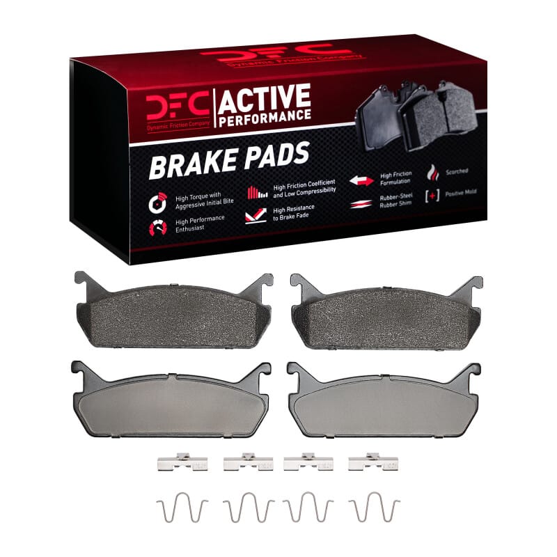 DFC — DFC 90-96 Ford Escort Rear Active Performance Pads and Hardware Kit
DFC Brake Pad Set