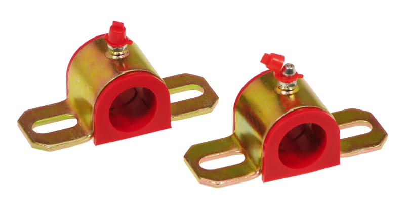 Prothane — Prothane Universal Greasable Sway Bar Bushings - 15/16in - Type A Bracket - Red
SWAY BAR BUSHINGS