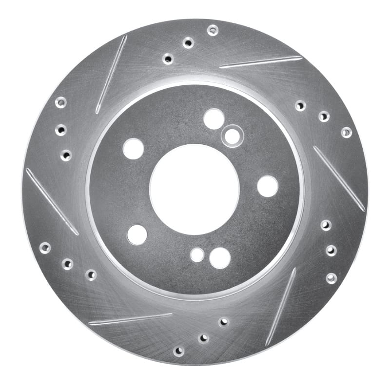R1 Concepts — R1 92-94 Mercedes-Benz 500E Rear Left Drilled & Slotted Silver Brake Rotor
R1 Brake Rotor Drill