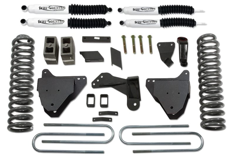 Tuff Country — Tuff Country 08-16 Ford F-250 Super Duty 4X4 5in Lift Kit (w/Repl. Radius Arm Drop Brkt SX8000)
Complete Kit (w/SX80