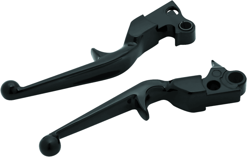 Kuryakyn — Trigger Lever Set Cable With Clutch Gloss Black