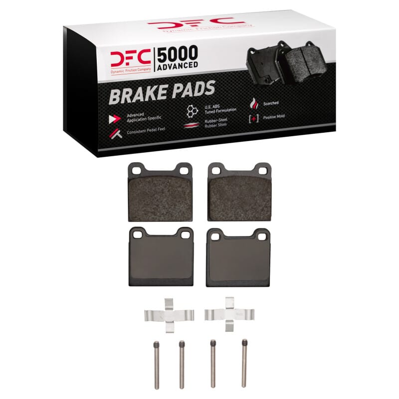 DFC — DFC 64-74 Alfa Romeo DUETTO 1600 Front/Rear 5000 Advanced Low Metallic Brake Pads and Hardware Kit
DFC Brake Pad Set
