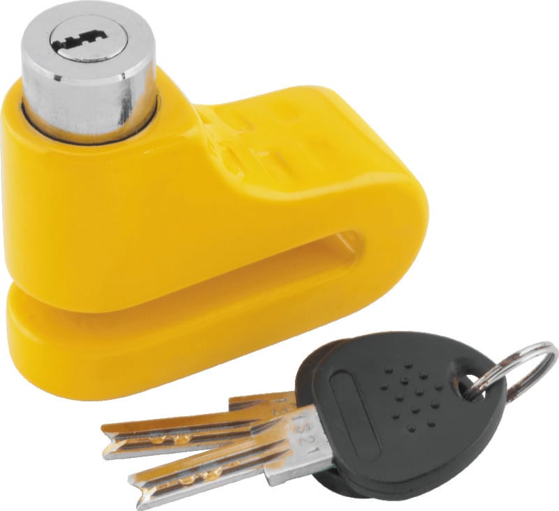BikeMaster — Bully Lock Disc Lock 5.5mm - Yellow