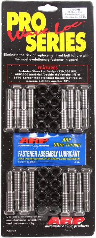 ARP — ARP BB Chevy 7/16in pro wave-loc rod bolt kit