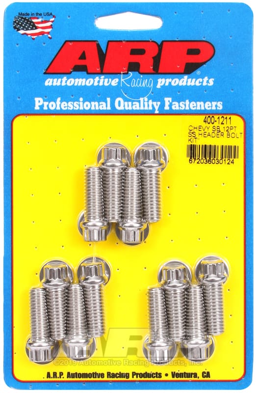 ARP — ARP SB Chevy SS 12pt Header Bolt Kit