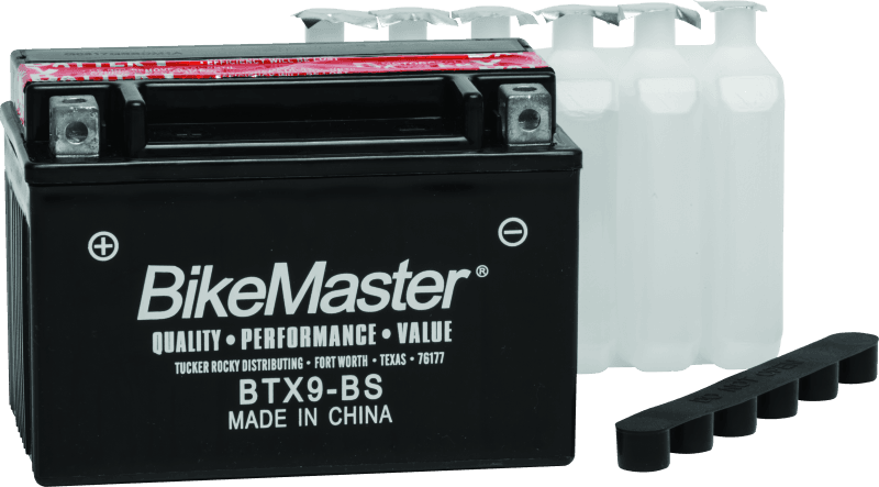 BikeMaster — BTX9-BS Battery, 90 CCA