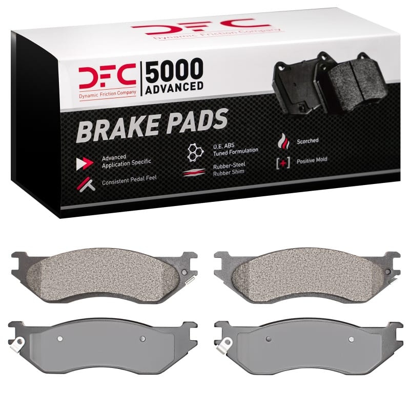 DFC — DFC 02-06 Dodge Ram 1500 Pickup Front 5000 Advanced Semi Metallic Brake Pads
DFC Brake Pad Set