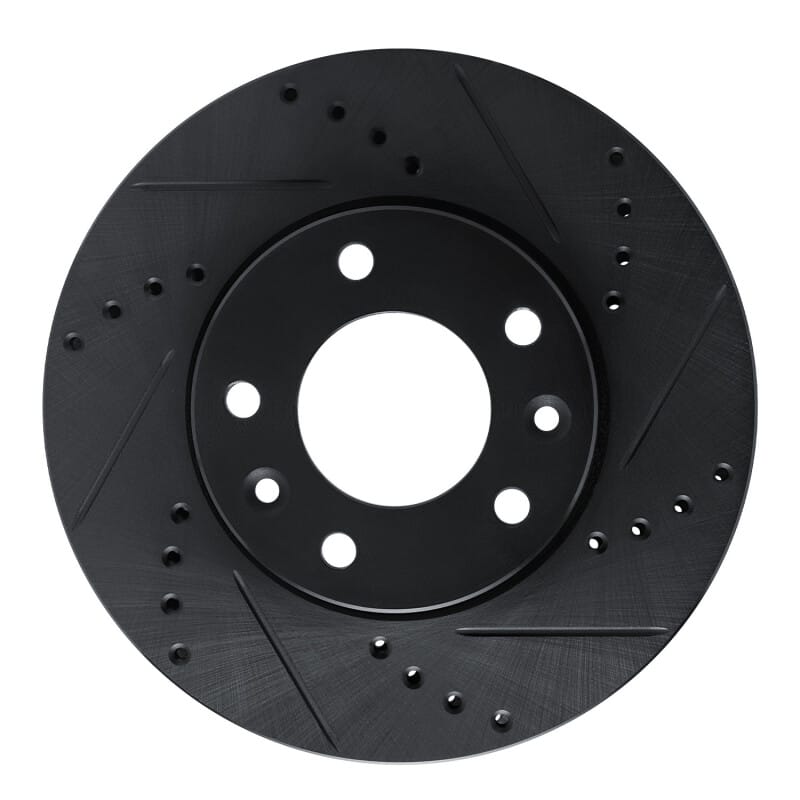 R1 Concepts — R1 03-05 Kia Sedona Front Right Drilled & Slotted Black Brake Rotor
R1 Brake Rotor Drill