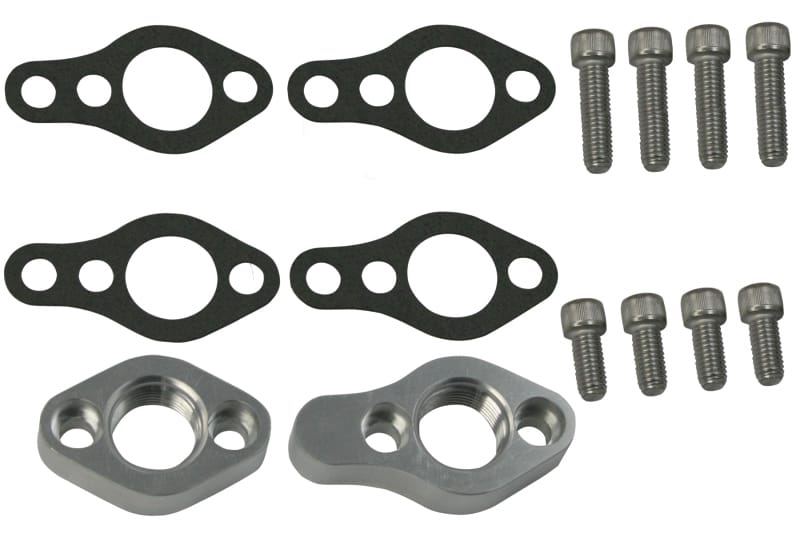 Moroso — Moroso Chevrolet Small Block Remote Water Pump Adapter Kit (Requires Two -12An Male Fittings)