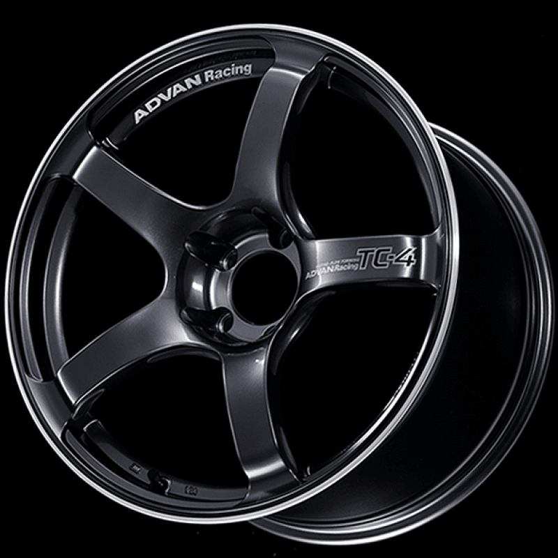 Advan — Advan TC4 18x9.5 +12 5x114.3 Racing Gunmetallic and Ring Wheel