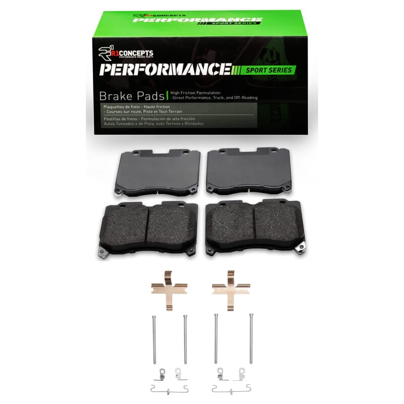 R1 Concepts — R1 93-98 Toyota Supra Front Performance Sport Pads & Hardware Kit
R1 Performance Sport