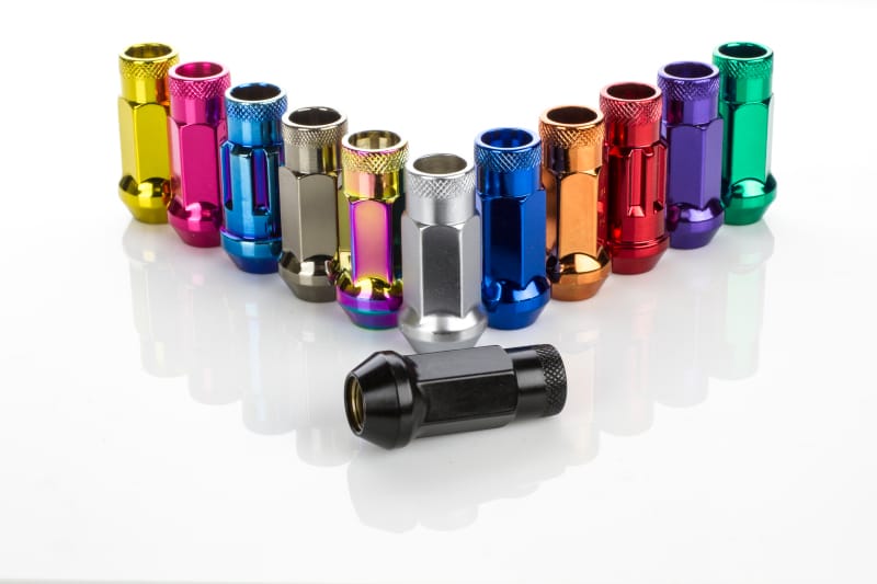 Wheel Mate — Wheel Mate Muteki SR48 Open End Lug Nuts - Orange 12x1.25 48mm **SPECIAL ORDER - MIN ORDER 60 SETS**