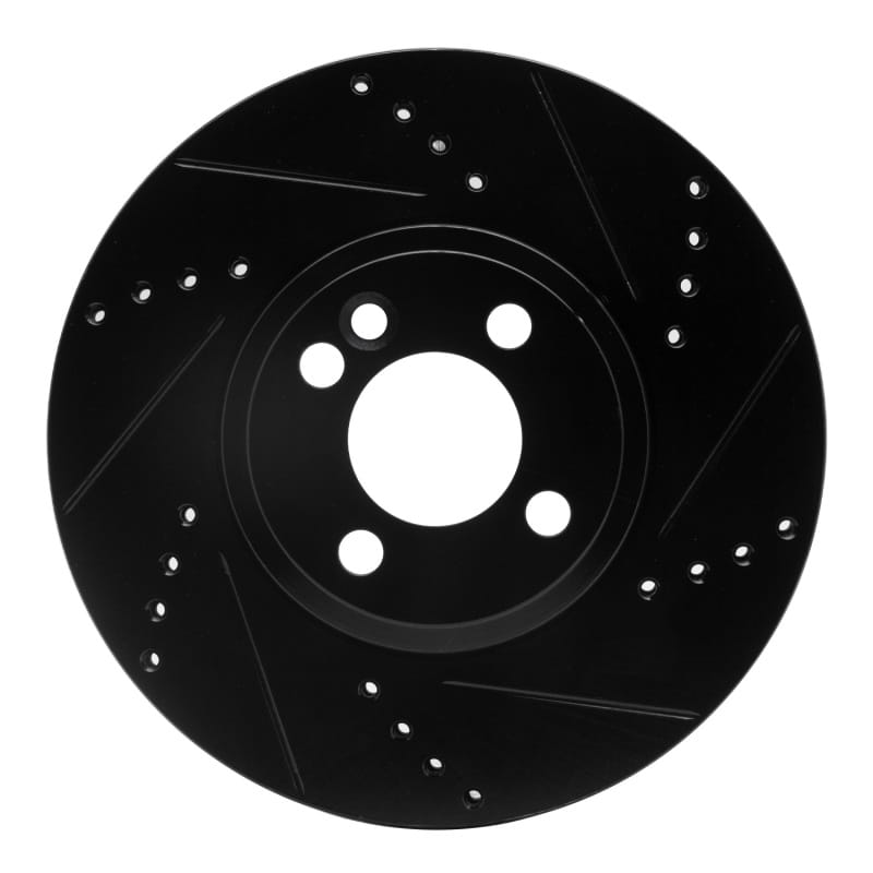 R1 Concepts — R1 07-15 Mini Cooper (Excl Clubman) Front Right Drilled & Slotted Black Brake Rotor
R1 Brake Rotor Drill