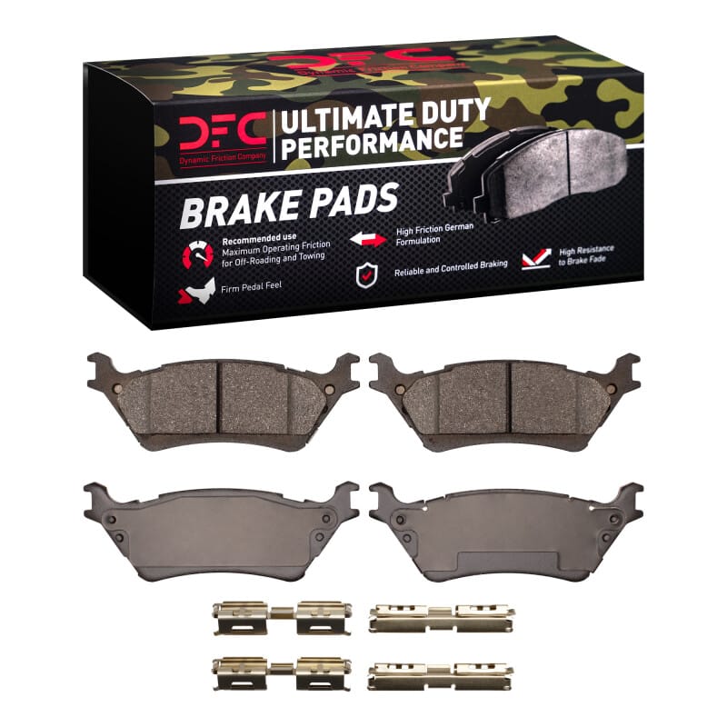 DFC — DFC 12-20 Ford F-150 RWD Rear Ultimate Duty Performance Brake Pads and Hardware Kit
DFC Brake Pad Set