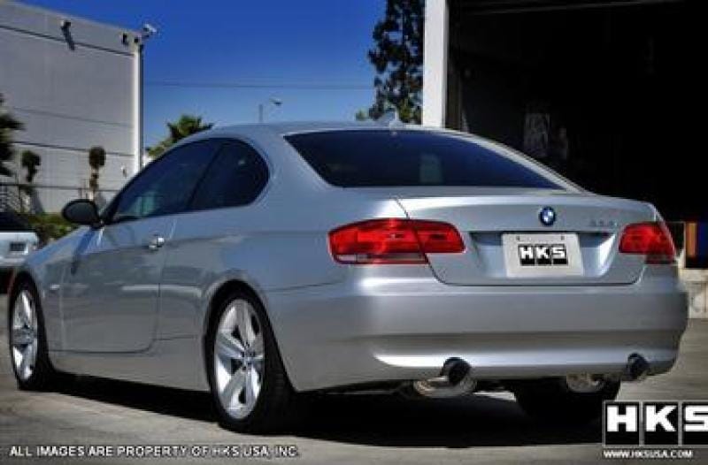HKS — HKS 07-08 BMW 335i Coupe Only Legamax Hi-Power Dual SOS304 Ti-Tip Catback Exhaust