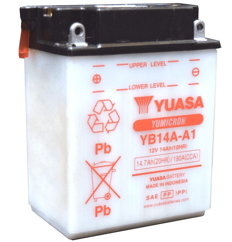 Yuasa Battery — Yuasa YB14A-A1 Yumicron CX 12-Volt Battery