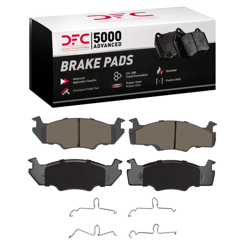DFC — DFC 80-84 Volkswagen Jetta Sedan Front 5000 Advanced Semi Metallic Brake Pads and Hardware Kit
DFC Brake Pad Set