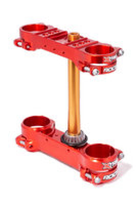 XTrig — XTrig 18-19 GasGas EC/XC 200-300/ GP 250-300 ROCS Tech Triple Clamp 22.5 mm. Offset M12 - Red
