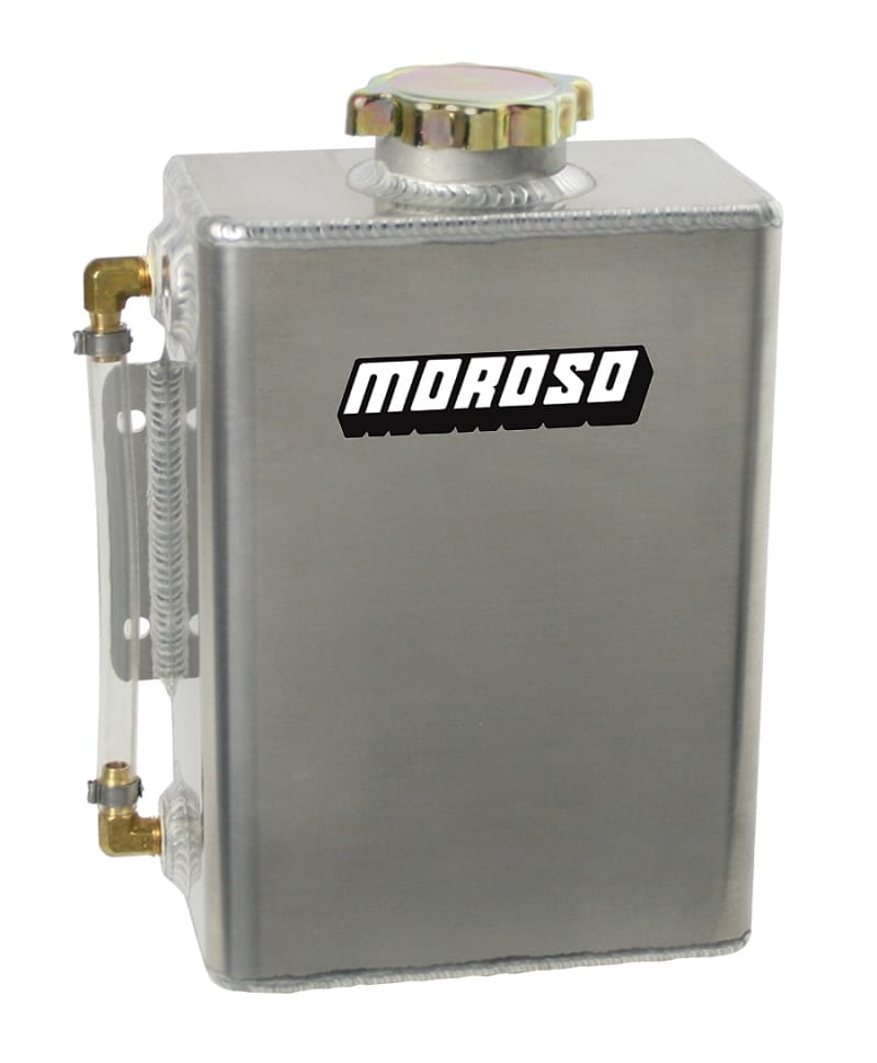 Moroso — Moroso Universal Coolant Expansion Tank - Integral Mounting Bracket - 4qt