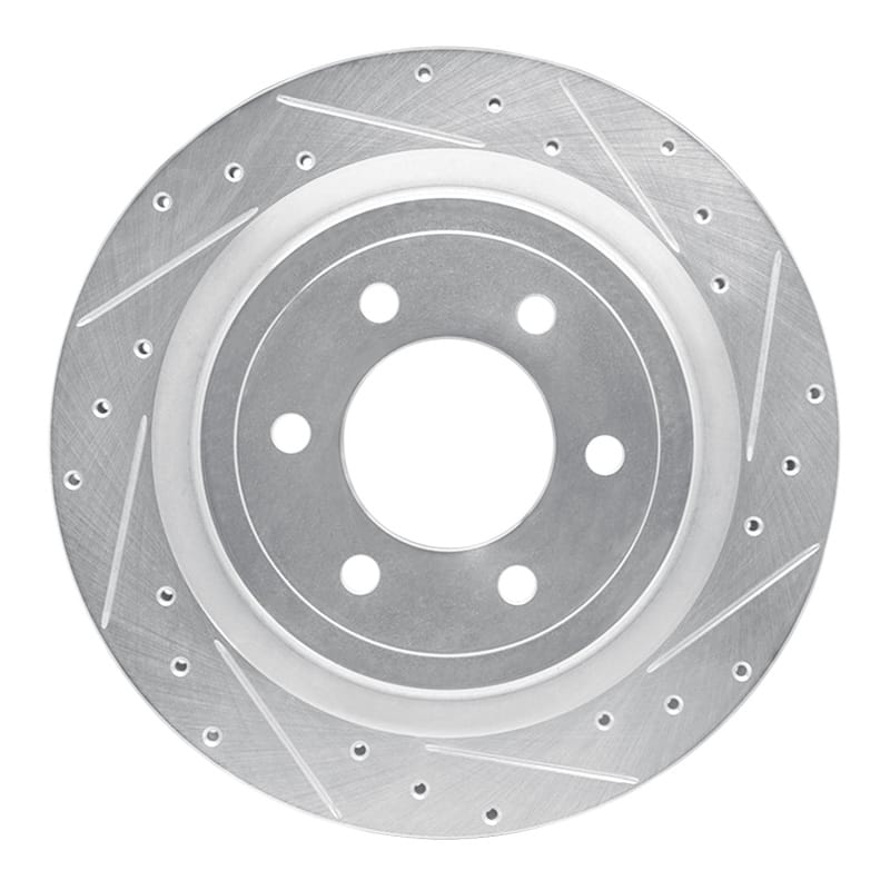 R1 Concepts — R1 21-25 Ford F-150 Lightning Rear Right Drilled & Slotted Silver Brake Rotor
R1 Brk Rot Drl Slt