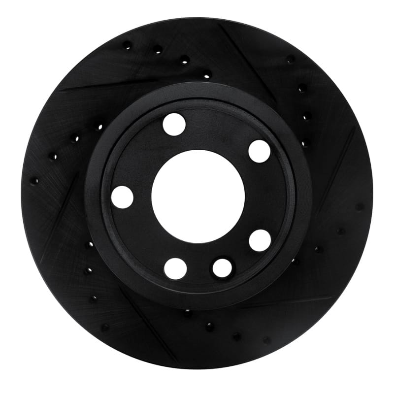 R1 Concepts — R1 92-95 Volkswagen EuroVan Front Right Drilled & Slotted Black Brake Rotor
R1 Brake Rotor Drill