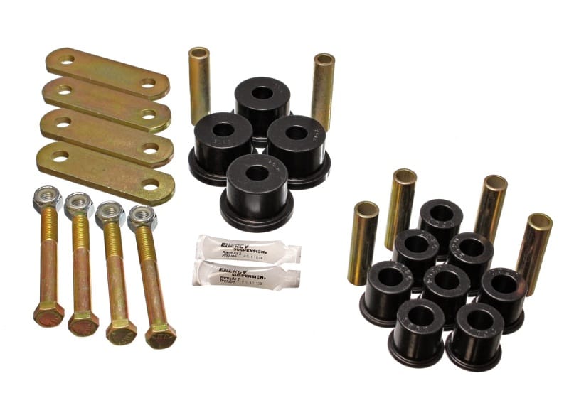 Energy Suspension — Energy Suspension 64-73 Ford Mustang Black Heavy Duty Shackle Set
Leaf Spring Shackle