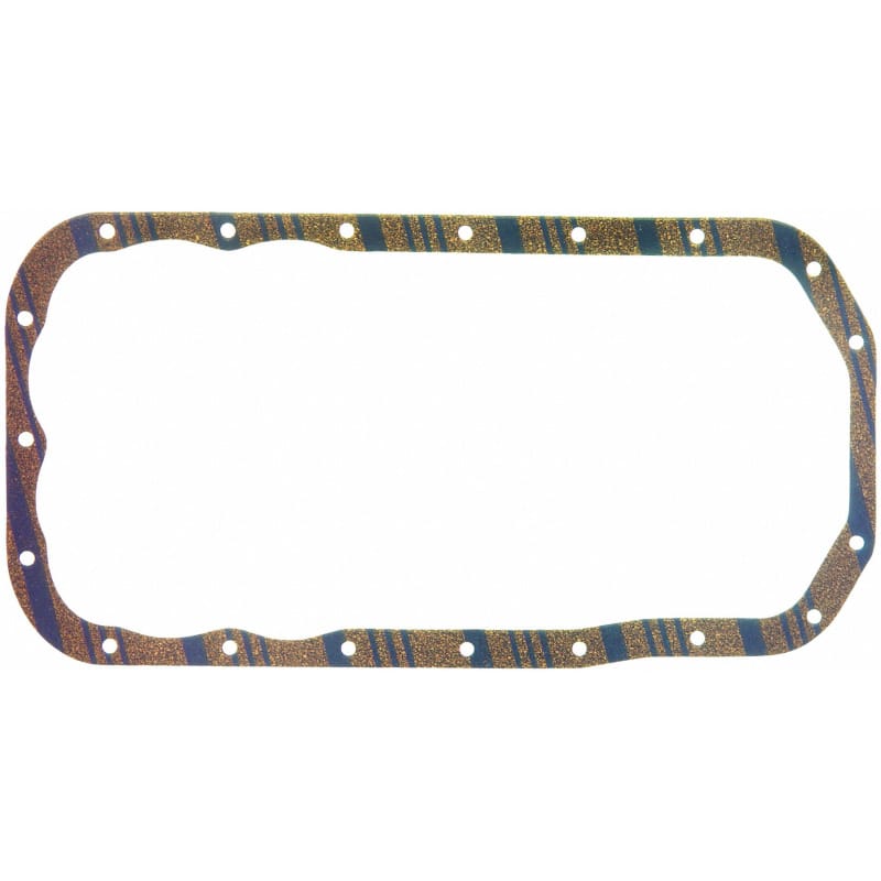 Fel-Pro — Fel-Pro Mazda B2000 OS 30467 C Engine Oil Pan Gasket Set Blue Stripe cork-rubber