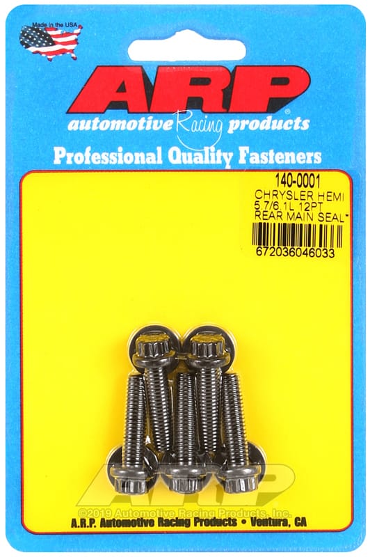 ARP — ARP Chrysler Hemi 5.7/6.1L 12pt Rear Main Seal Plate Bolt Kit