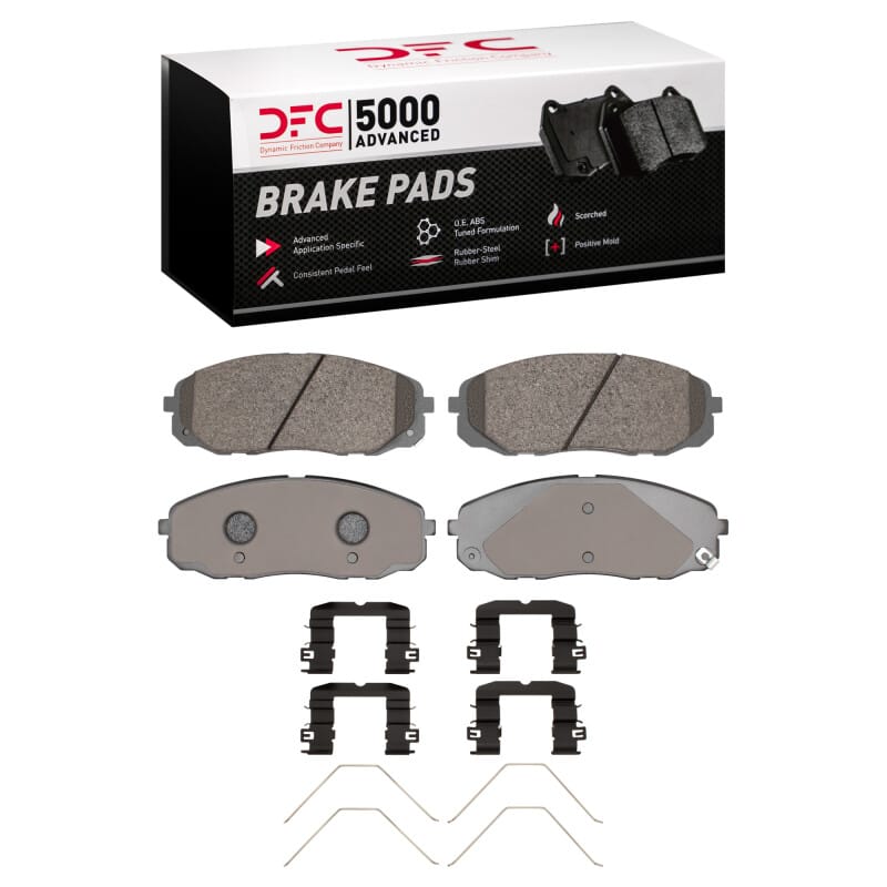 DFC — DFC 15-21 Kia Sedona Front 5000 Advanced Ceramic Brake Pads and Hardware Kit
