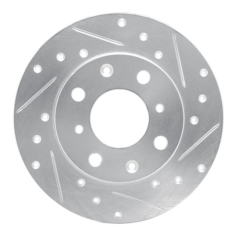 R1 Concepts — R1 79-83 Honda Civic Sedan Front Right Drilled & Slotted Silver Brake Rotor
R1 Brake Rotor Drill