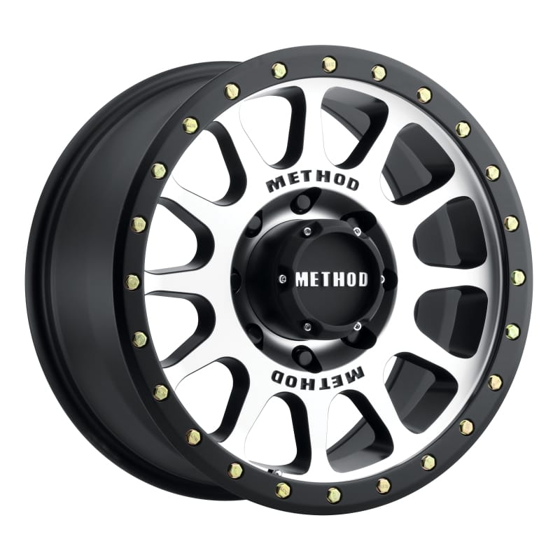 Method Wheels — Method MR305 NV 17x8.5 0mm Offset 8x170 130.81mm CB Machined/Black Street Loc Wheel