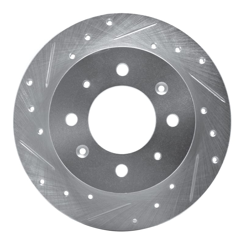 R1 Concepts — R1 04-09 Kia Spectra5 Rear Left Drilled & Slotted Silver Brake Rotor
R1 Brake Rotor Drill