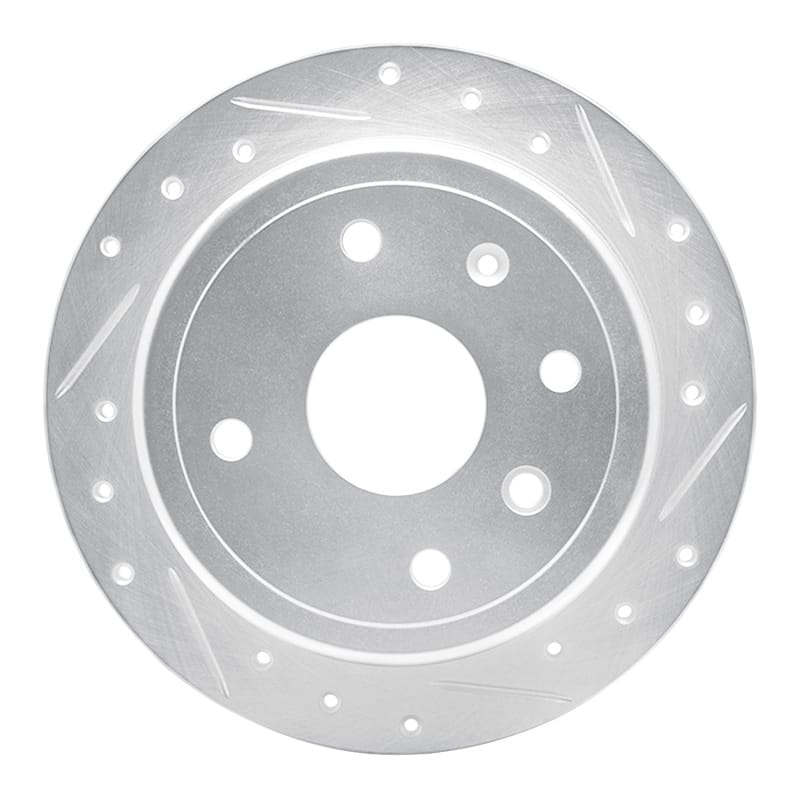 R1 Concepts — R1 04-10 Chevrolet Optra (USA/Canada) Rear Right Drilled & Slotted Silver Brake Rotor
R1 Brake Rotor Drill