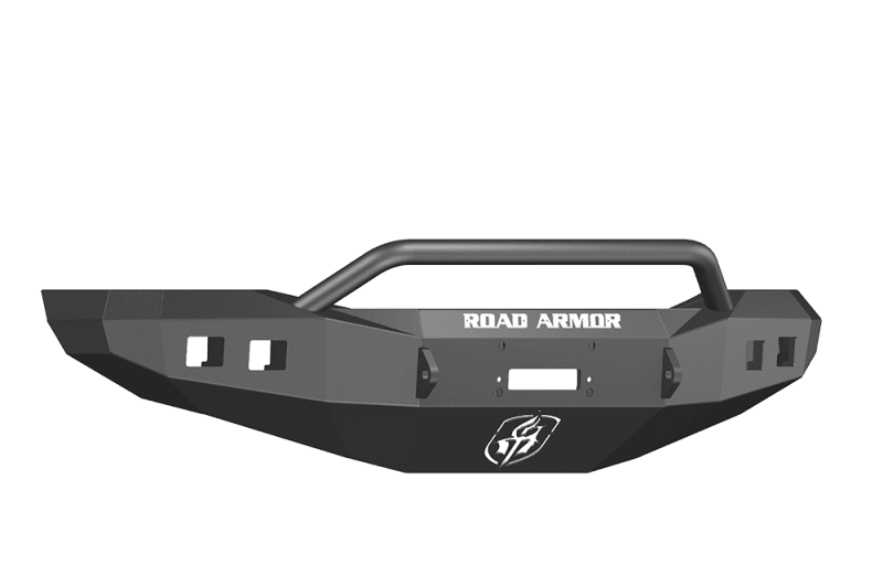 Road Armor — Road Armor 06-09 Dodge 2500 Stealth Front Winch Bumper w/Pre-Runner Guard - Tex Blk