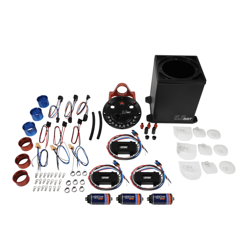 DeatschWerks — DeatschWerks 5.5L Staged Surge Tank w/ 3 DW810 Brushless Fuel Pumps
Surge Tanks