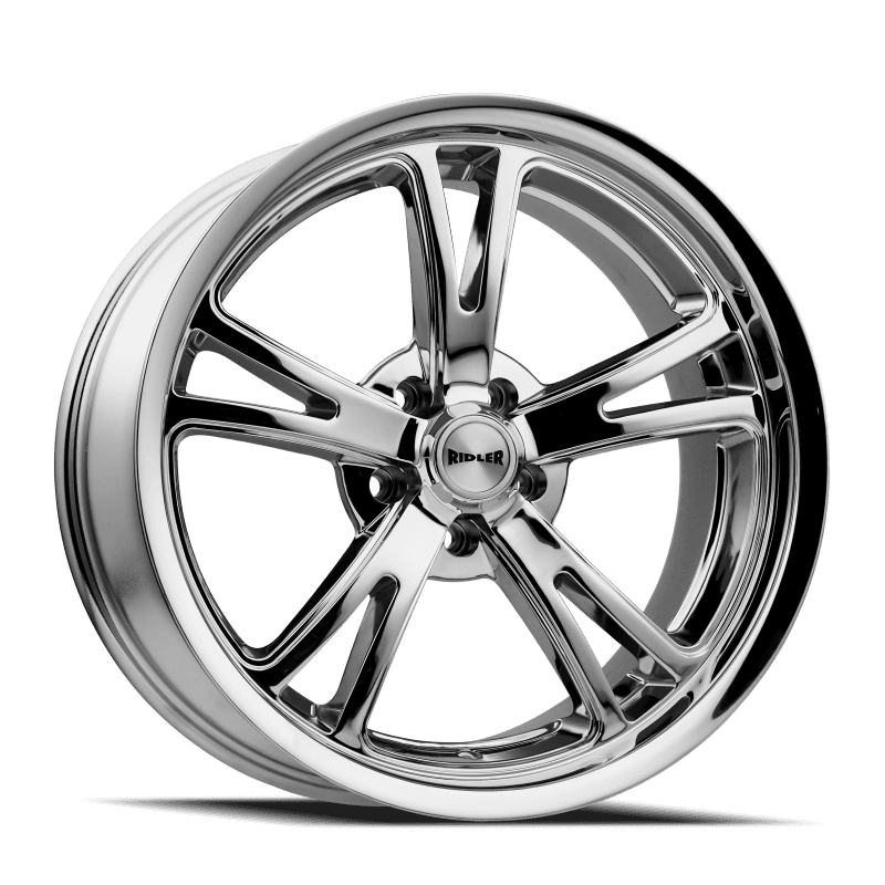 Ridler Wheels — Ridler 606 17x8 / 5x114.3 BP / 0mm Offset / 83.82mm Hub Chrome Wheel