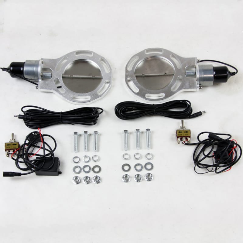 Granatelli Motor Sports — Granatelli 4.0in Dual Electronic Exhaust Cutout (Cutout Only)
Exhaust Cut-Out