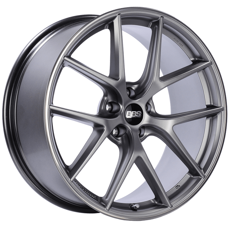 BBS — BBS CI-R 20x9 5x120 ET25 Platinum Silver Polished Rim Protector Wheel -82mm PFS/Clip Required
