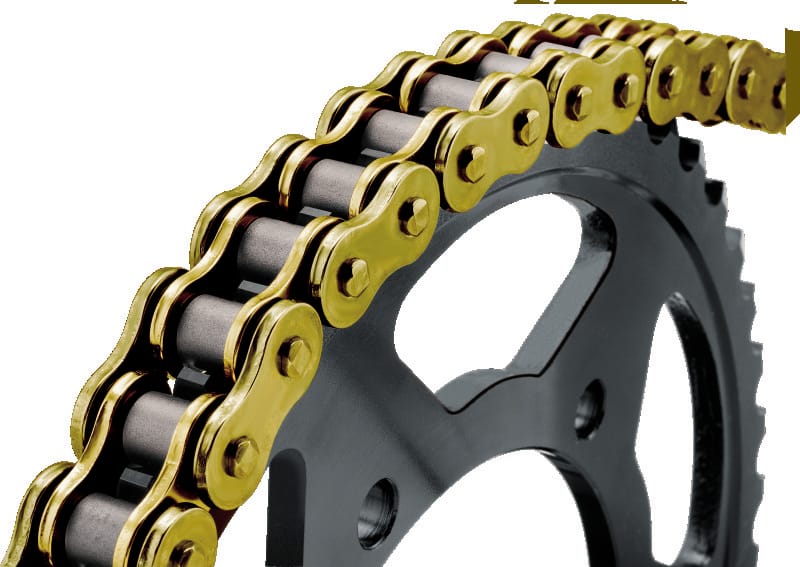 BikeMaster — Precision Heavy-Duty 520Hx110 Chain, Gold/Gold
