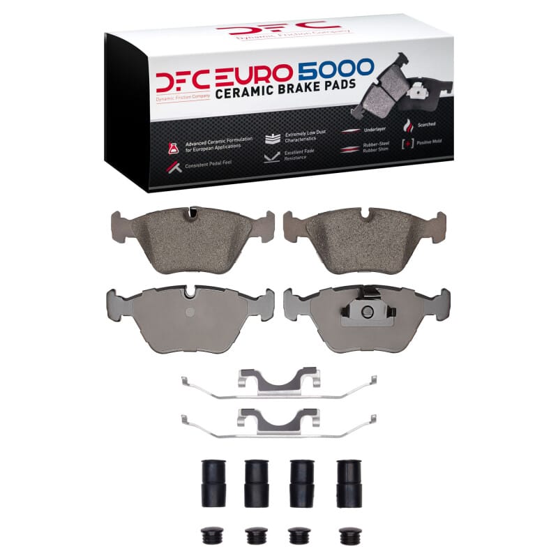 DFC — DFC 96-03 BMW 525I (USA/Canada) Front Euro 5000 Ceramic Brake Pads and Hardware Kit
DFC EURO Pads + HW