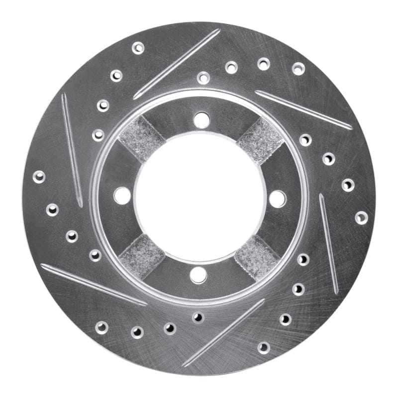 R1 Concepts — R1 83-91 Dodge COLT Front Left Drilled & Slotted Silver Brake Rotor
R1 Brake Rotor Drill