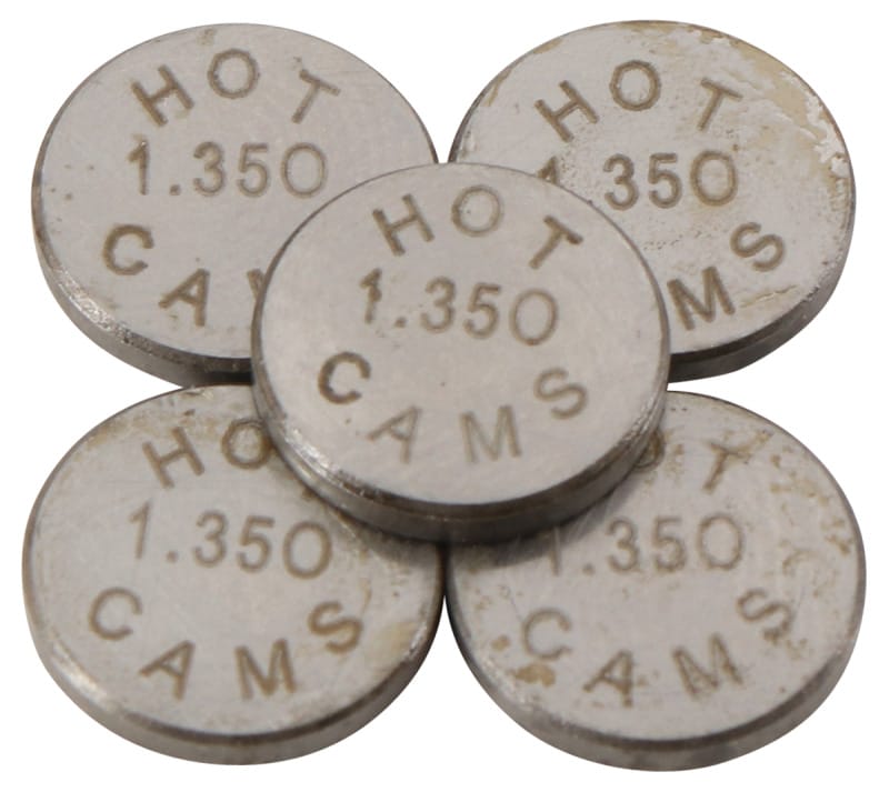 Hot Cams — Hot Cams 04-08 400 DVX/02-16 CRF 450 R Shim Kits 1.350mm Thickness - 5 Pack