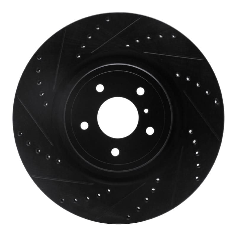 R1 Concepts — R1 08-25 Infiniti QX70 Front Left Drilled & Slotted Black Brake Rotor
R1 Brake Rotor Drill