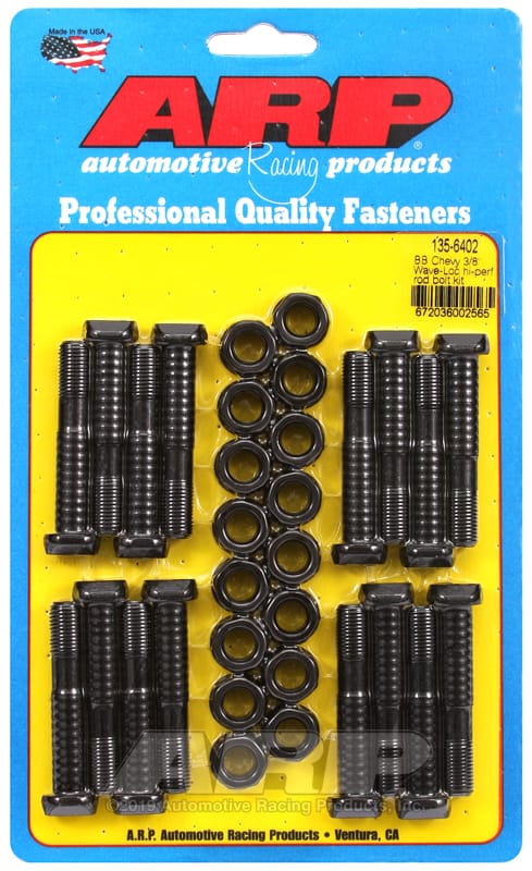 ARP — ARP BB Chevy 3/8in Wave-Loc High Performance Rod Bolt Kit