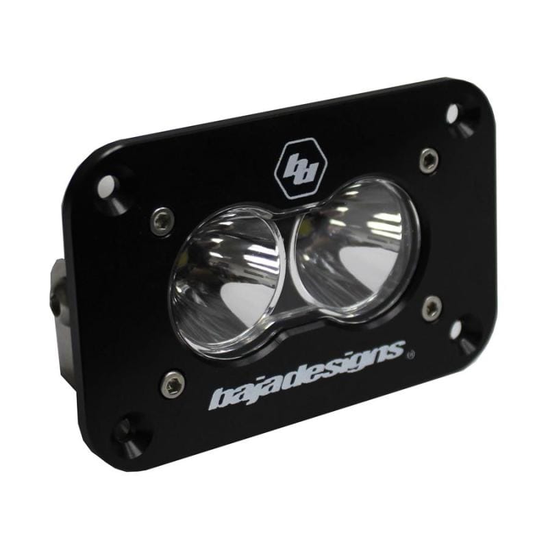 Baja Designs — Baja Designs S2 Sport Flush Mount Spot Pattern LED Work Light - Clear