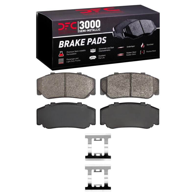 DFC — DFC 82-87 Volvo 780/740/745/760 Series Front 3000 Semi-Metallic Brake Pads and Hardware Kit
DFC Brake Pad Set