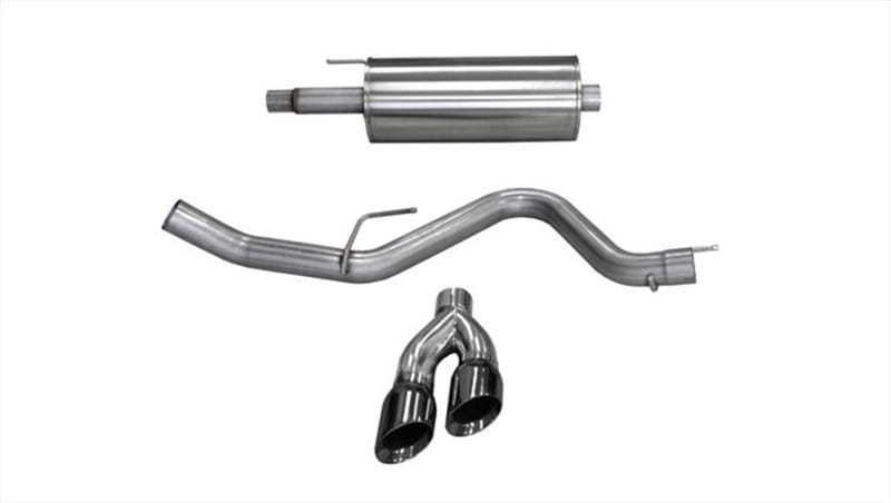 CORSA Performance — Corsa 2015-2020 Ford F-150 5.0L V8 (Super Crew Cab) Black Sport Single Side Dual 4in Tips CB Exhaust
Exhaust