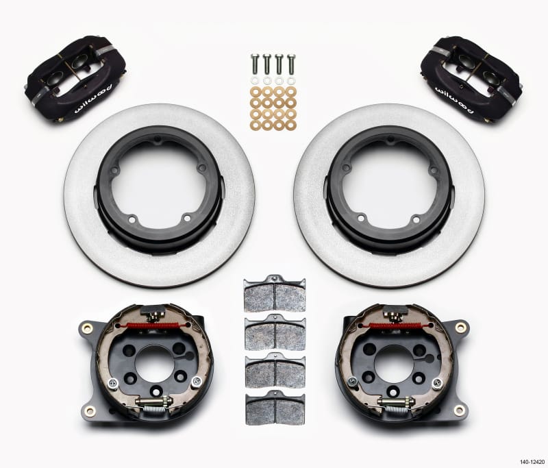 Wilwood — Wilwood Forged Dynalite P/S Park Brake Kit Strange Eng Floater 3.49in Offset
BRAKE KIT