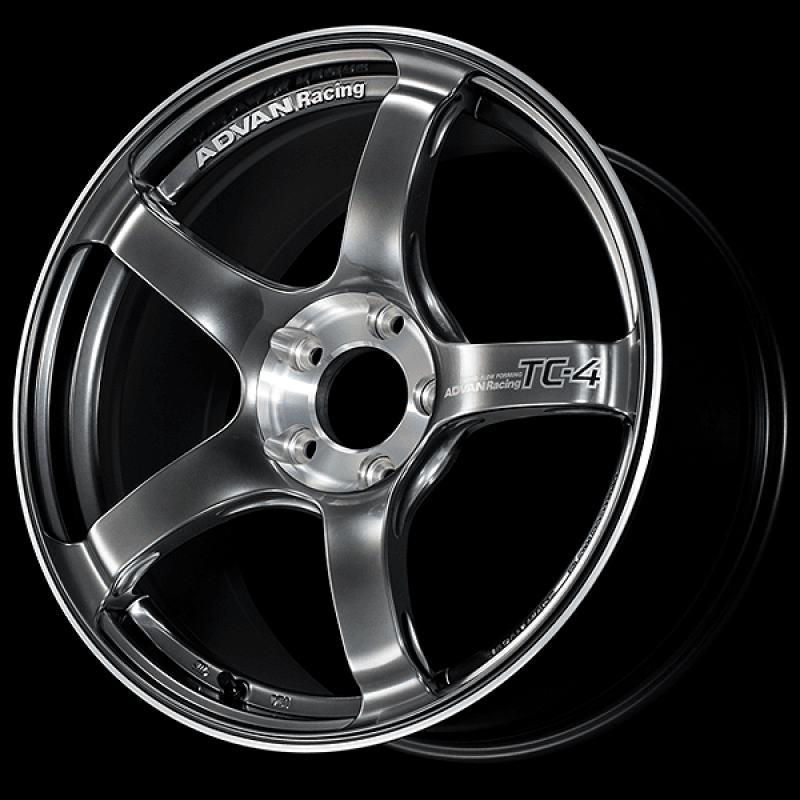 Advan — Advan TC-4 SE 18x9.5 / +45 Offset / 5x120 / 72.5mm Bore / Racing Hyper Black and Diamond Cut