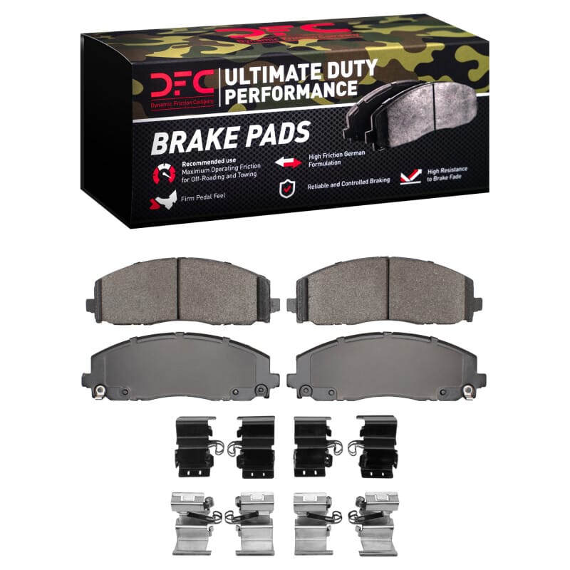DFC — DFC 12-25 Chrysler Town & Country Front Ultimate Duty Performance Brake Pads and Hardware Kit
DFC Brake Pad Set